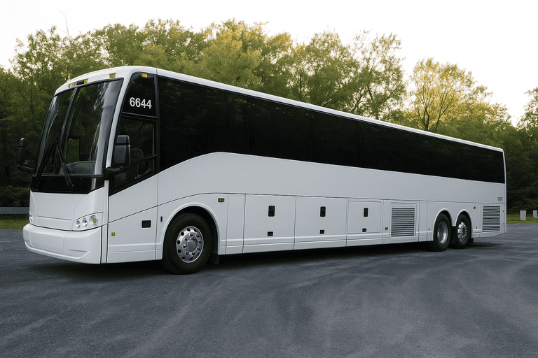 exterior of Hemet Coach Bus Service coach bus