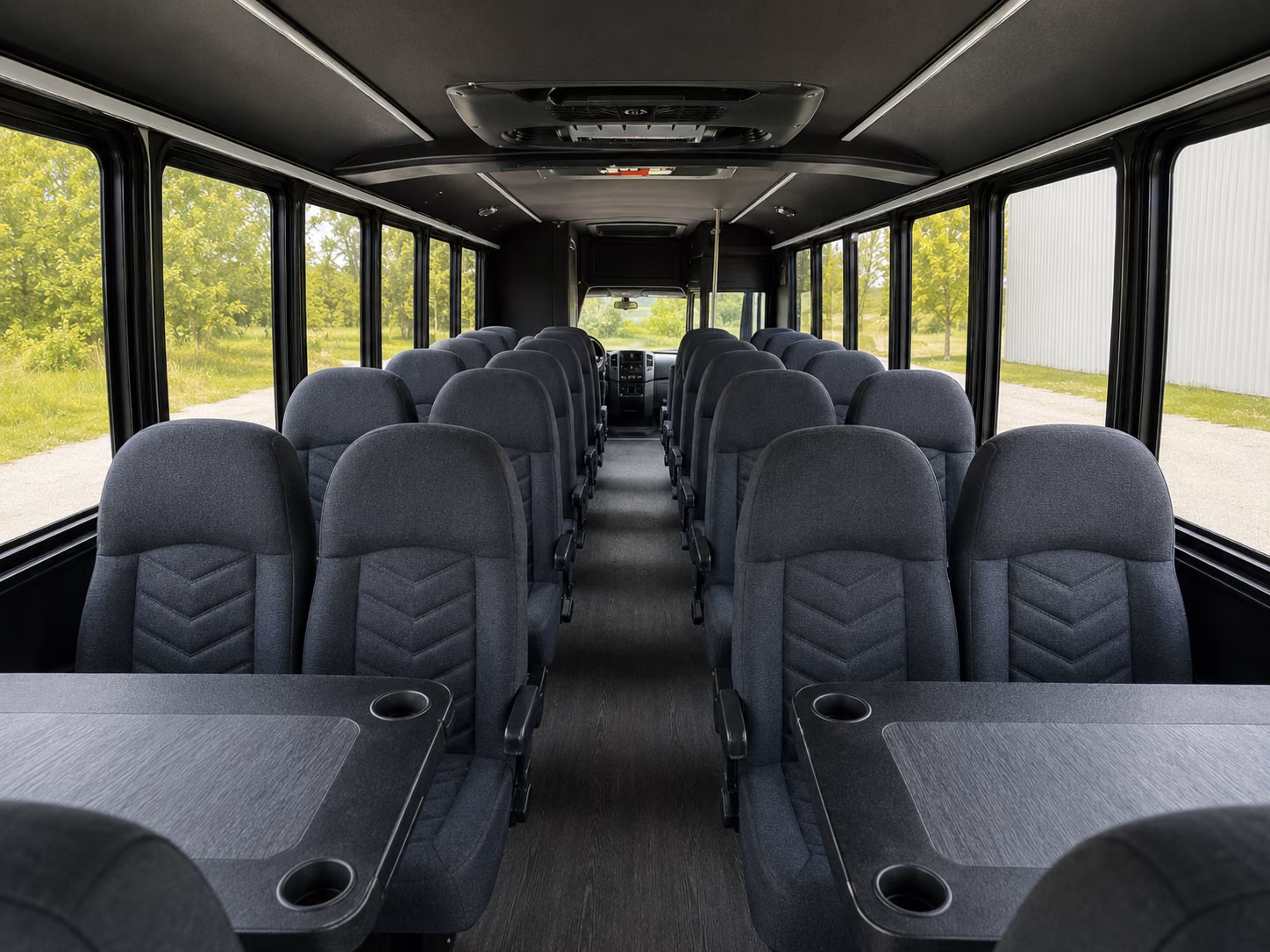 hemet 15 passenger minibus inside
