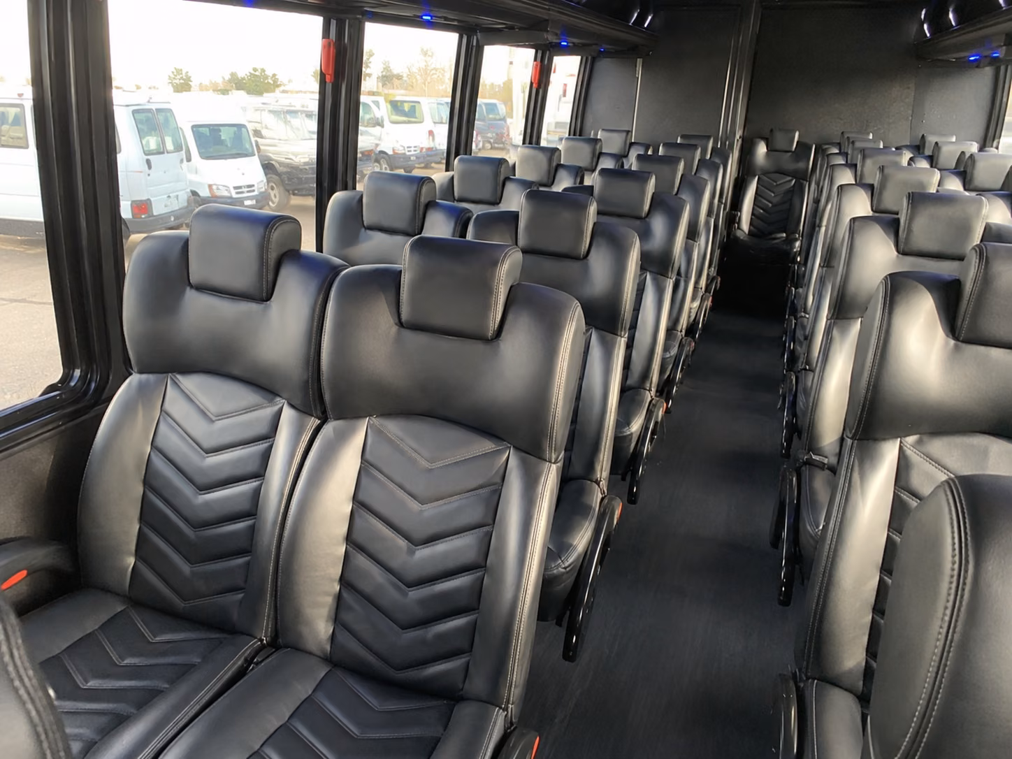 hemet 15 passenger minibus interior