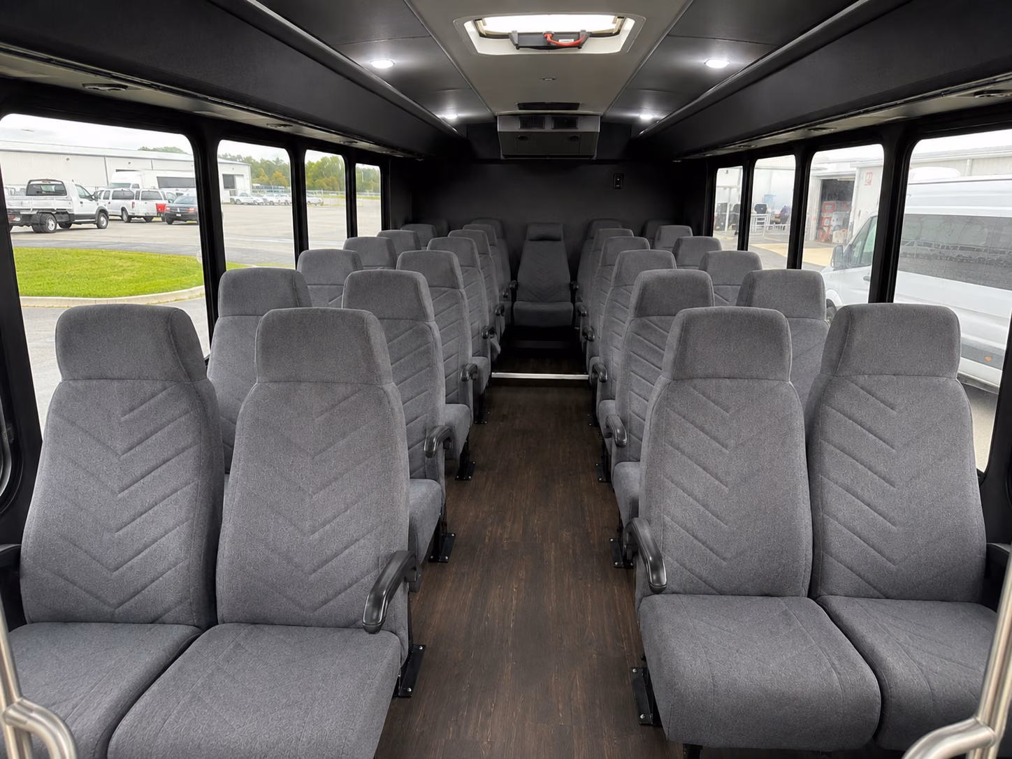 hemet 18 passenger minibus inside