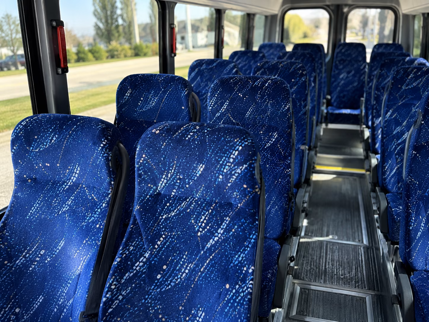 hemet 20 passenger minibus interior