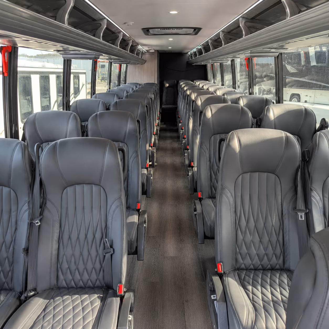 hemet 25 passenger minibus inside