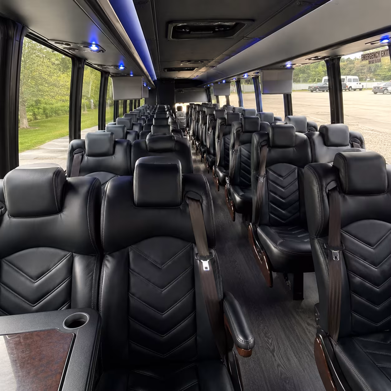 hemet 28 passenger minibus interior