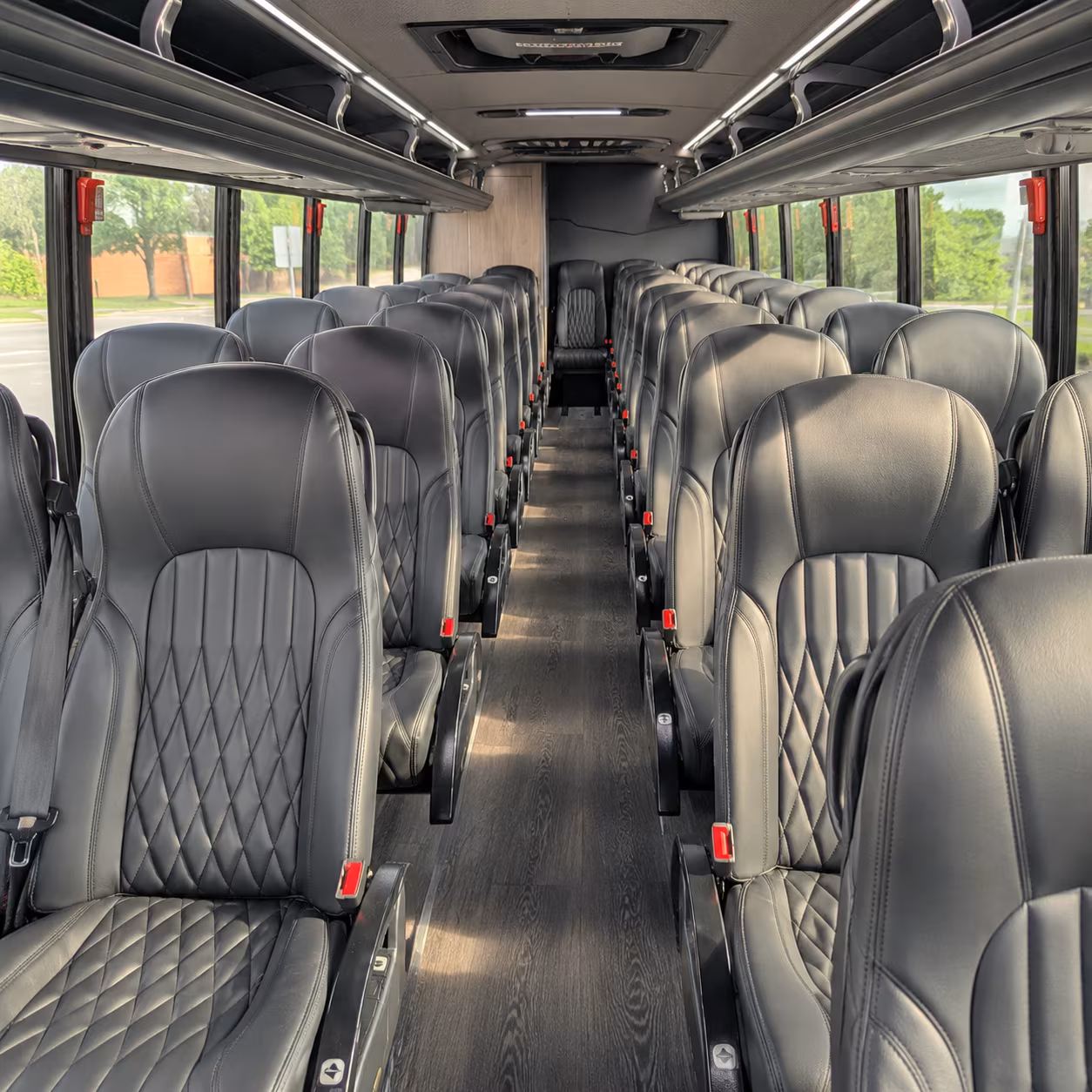 hemet 30 passenger minibus inside