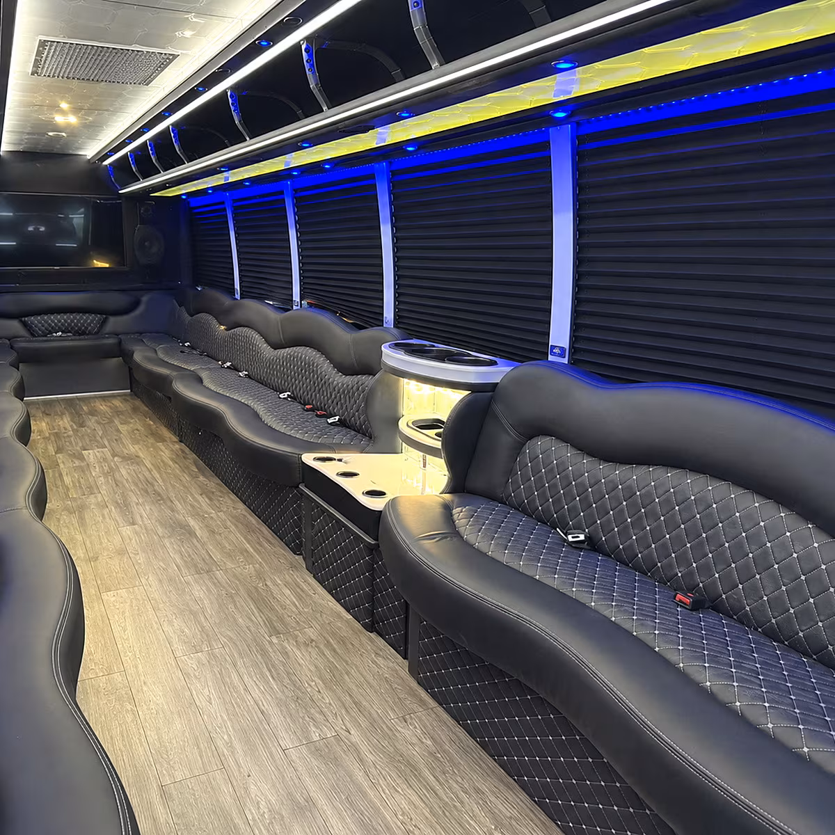hemet party bus inside