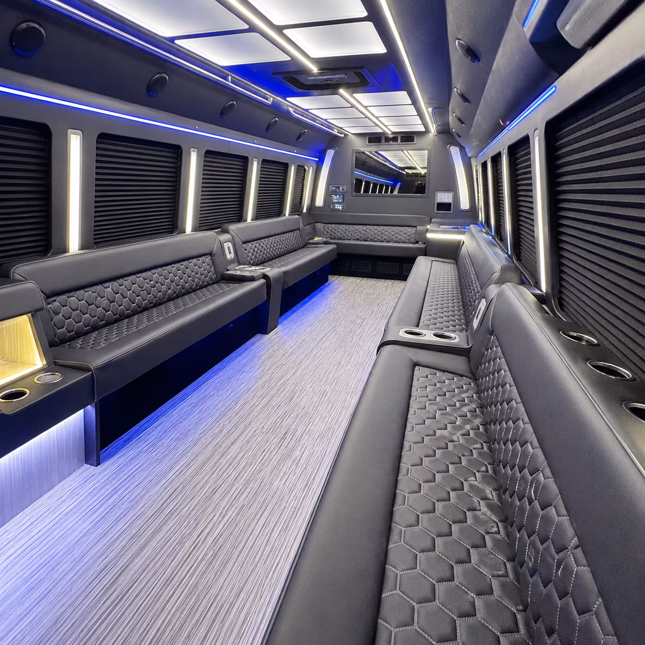 hemet party bus interior