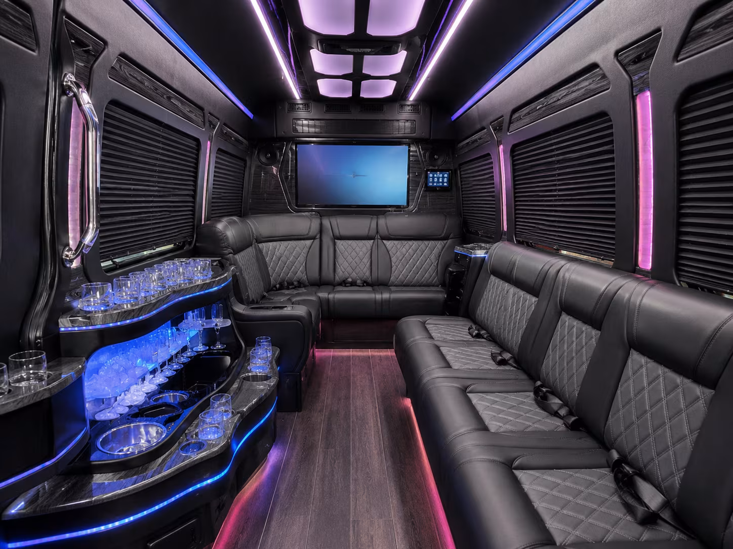 hemet sprinter limousine inside
